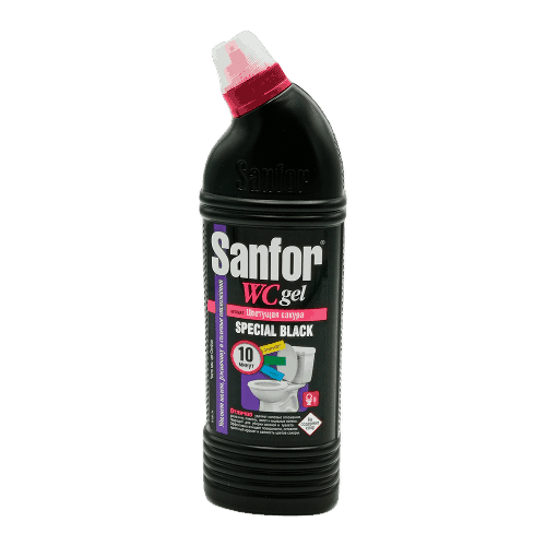 Средство для унитаза Sanfor Special Black, 750 мл