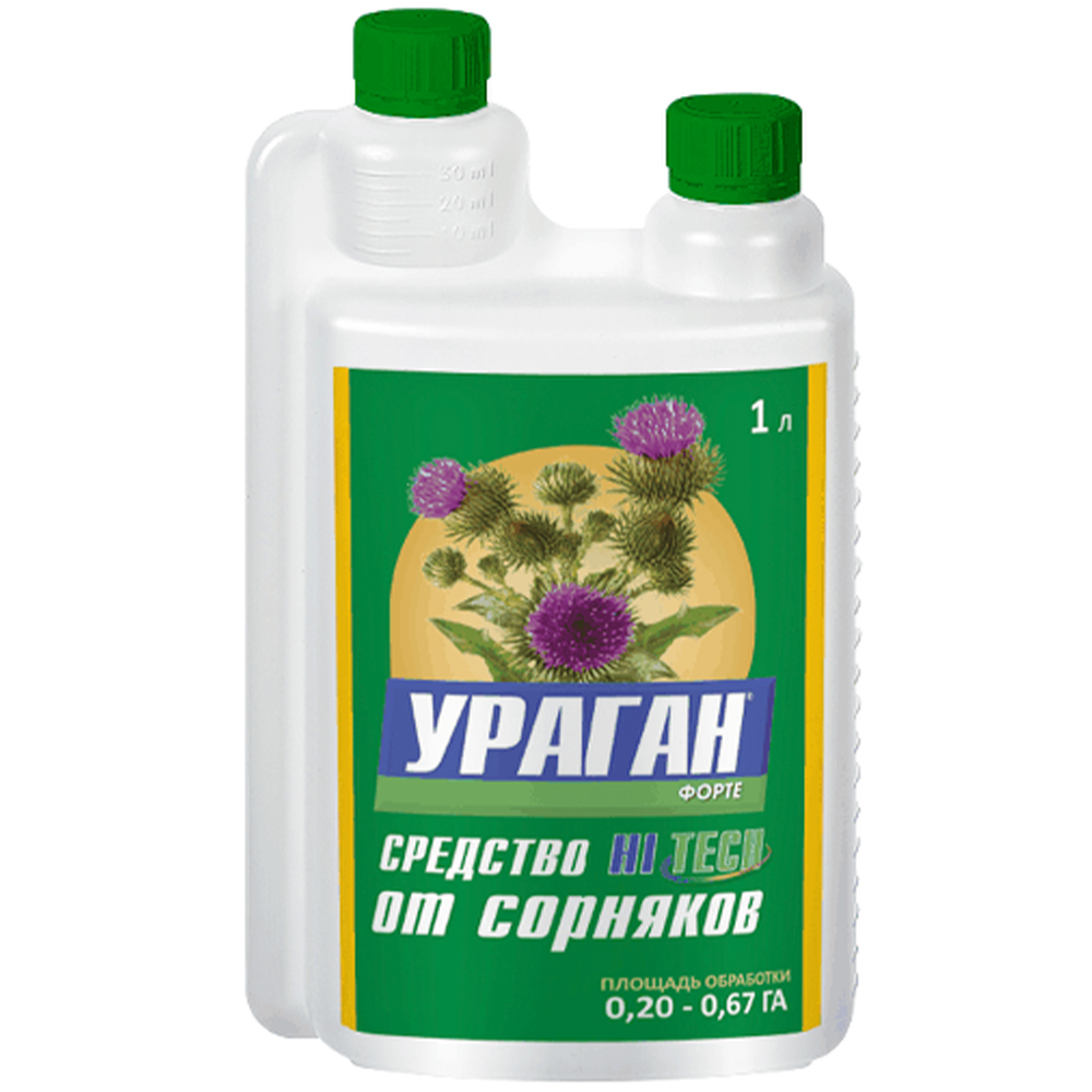 Средство "Ураган Форте", от сорняков, ЗАС, 1 л