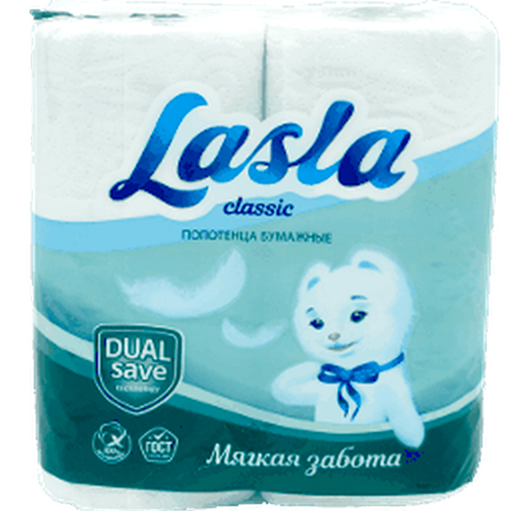 Полотенца бумажные "Lasla Classic", 2 шт