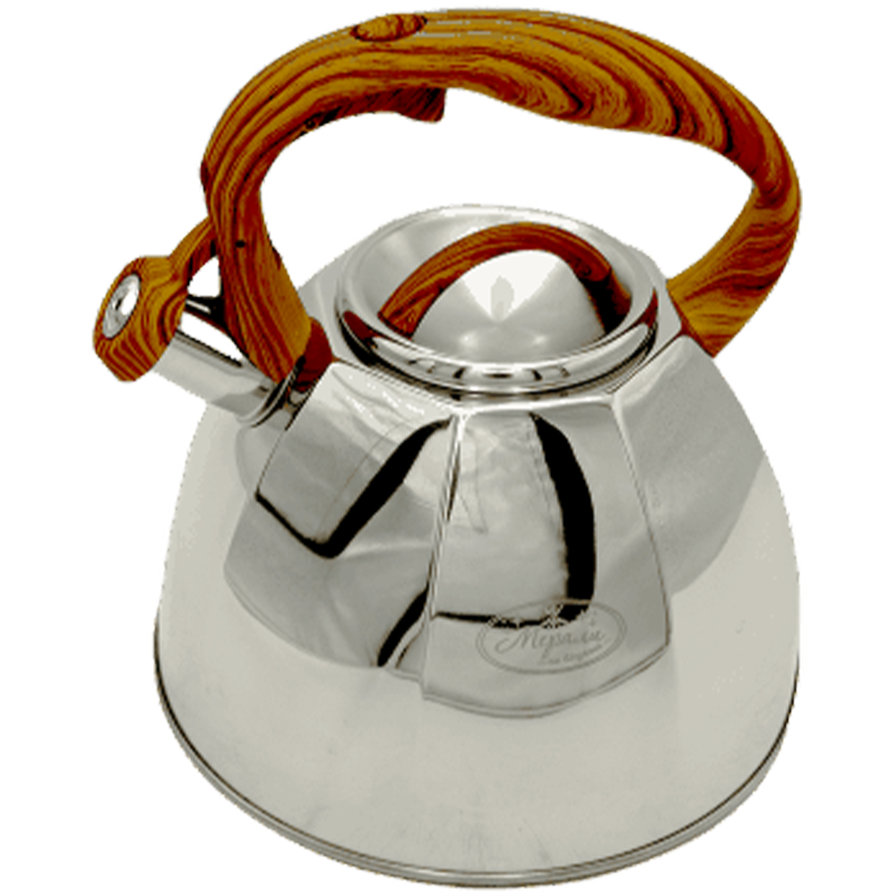 Чайник "Мерали", со свистком, нержавейка, 3 л, ЧН35-01