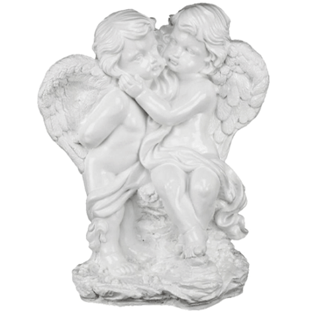 Фигура садовая "Два ангела", большая, гипсовая