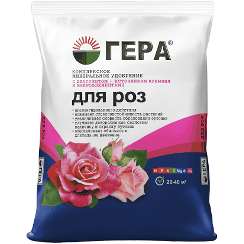 Удобрение "Гера", для роз, 900 г